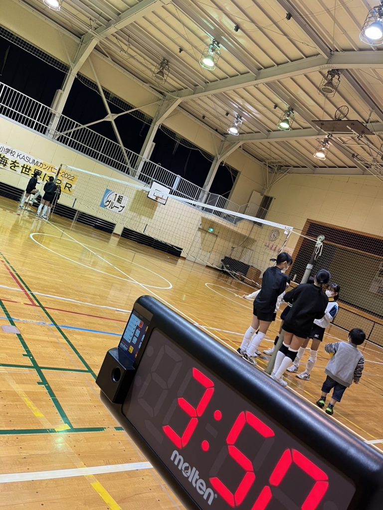 ネット張りタイムアタック！青梅市の小学生女子（ジュニア）バレーボールクラブ青梅ミッキーズ