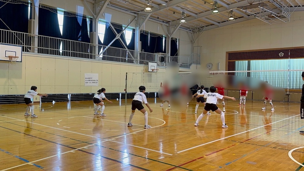 ホームにて練習試合🏐青梅市の小学生女子（ジュニア）バレーボールクラブ青梅ミッキーズ