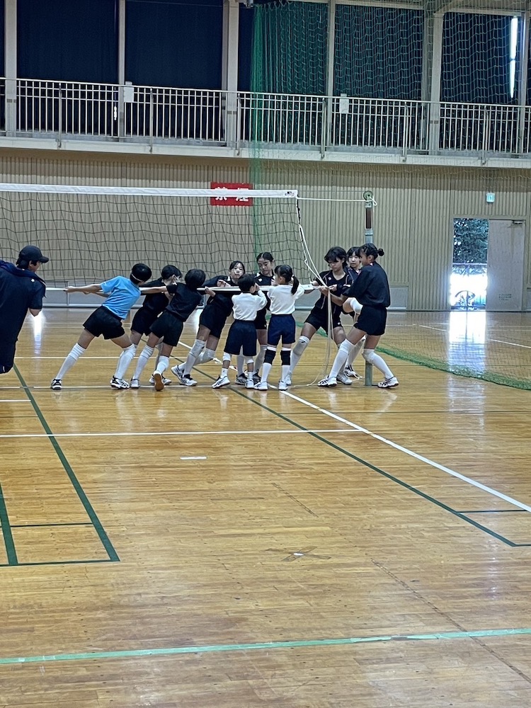 今日は河辺センターで半日練習！青梅市の小学生女子（ジュニア）バレーボールクラブ青梅ミッキーズ